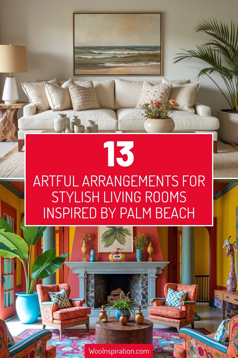 artful arrangements for stylish living rooms inspired by palm beach