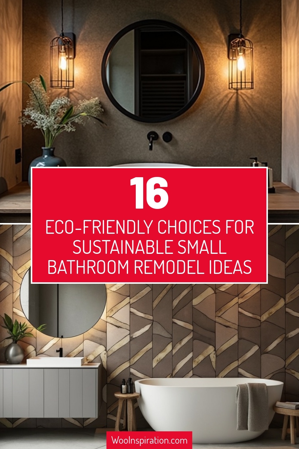 eco-friendly choices for sustainable small bathroom remodel ideas