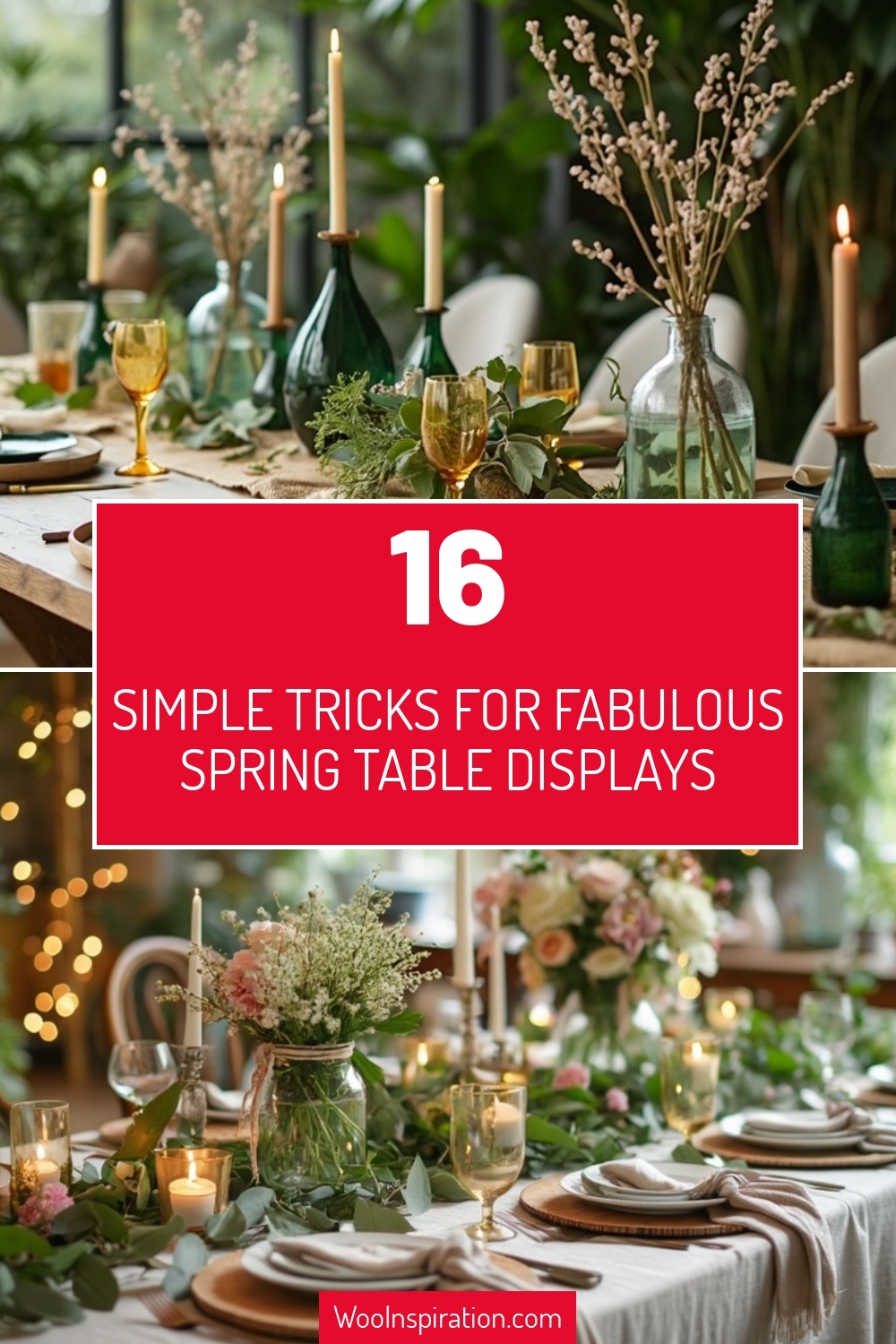 simple tricks for fabulous spring table displays