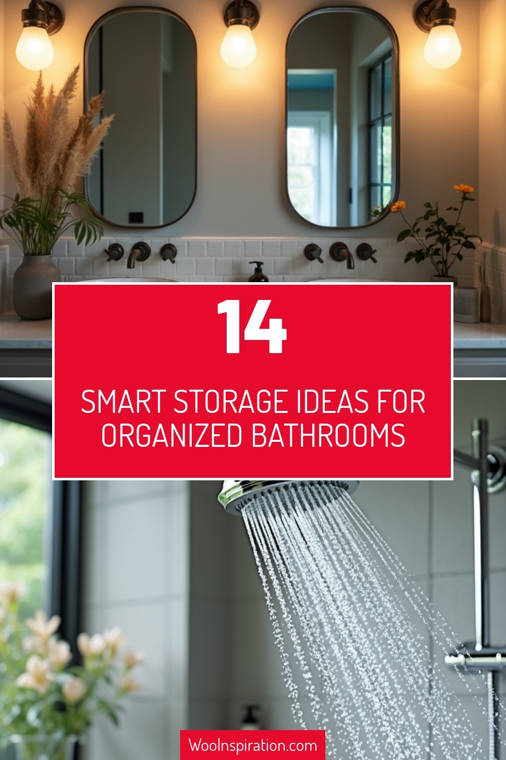 smart storage ideas for organized bathrooms